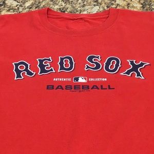 Authentic Red Sox baseball unisex T shirt